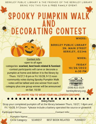 Spooky Pumpkin Walk & Decorating Contest